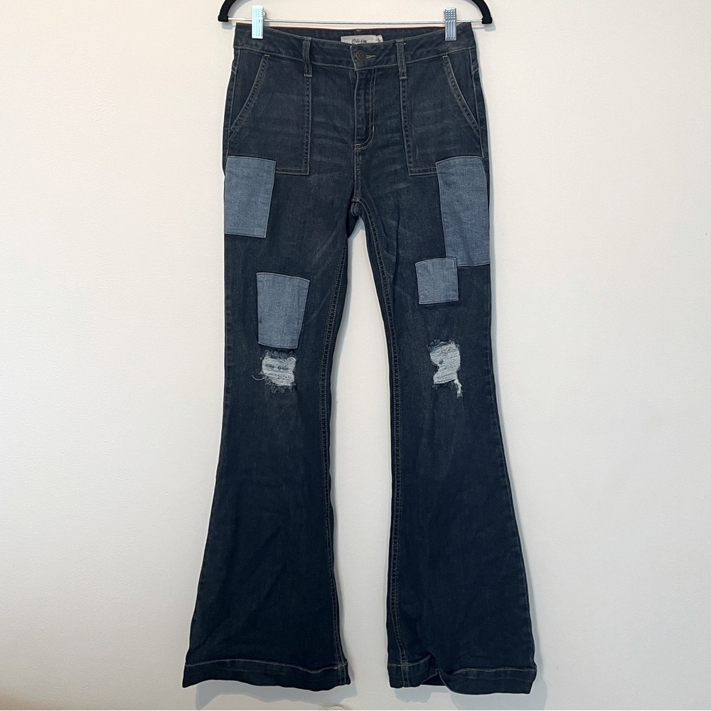 Chello patchwork flair jeans size 05